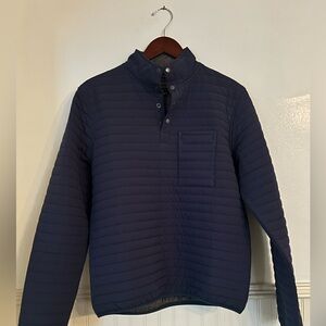 Onward Reserve Quilted Pullover- Navy size small
